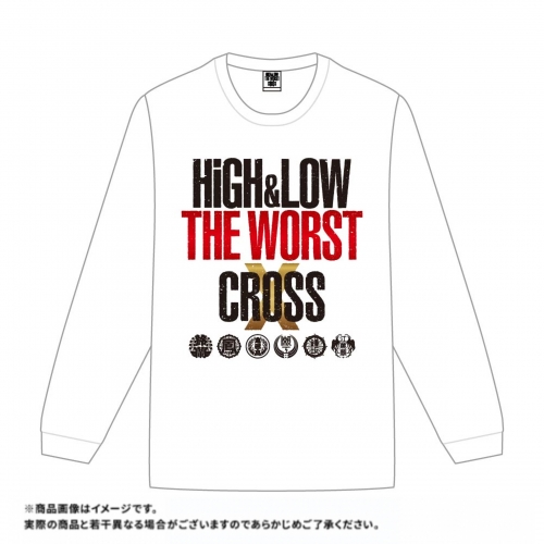 HiGH&LOW THE WORST X　ロングスリーブTシャツ