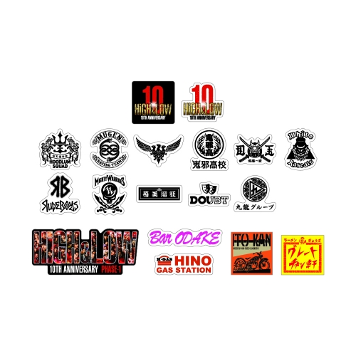HiGH&LOW 10th ANNIVERSARY フレークシール